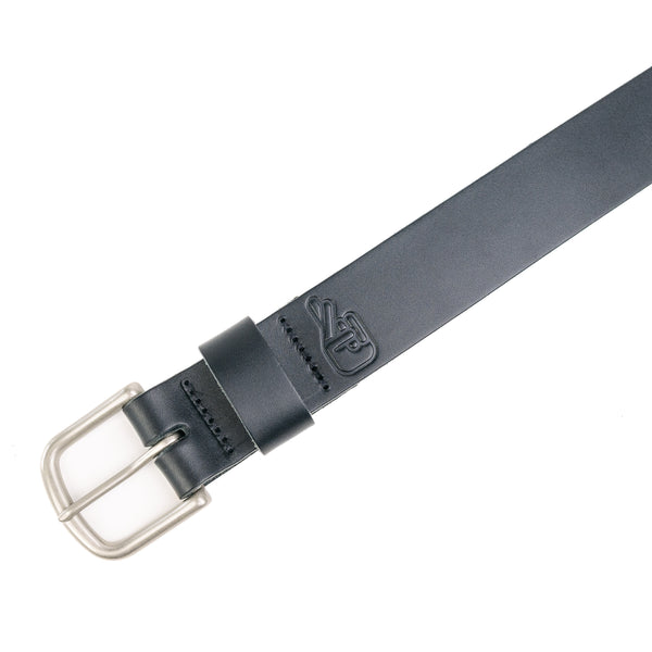Adventure Leather Belt - Black Brass