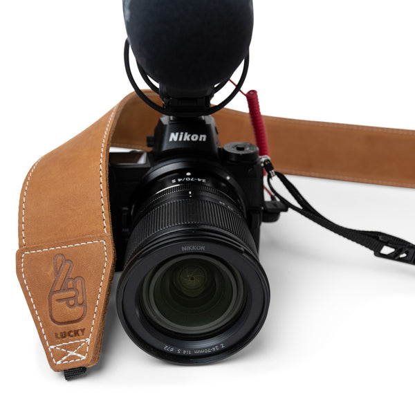 Anti-Theft Leather Camera Straps for Travelling Photographers and Vloggers