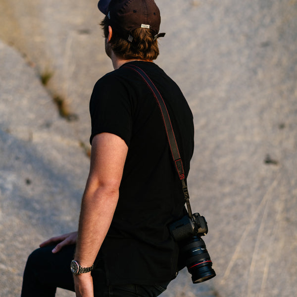 Leather Camera strap for Travel Photography