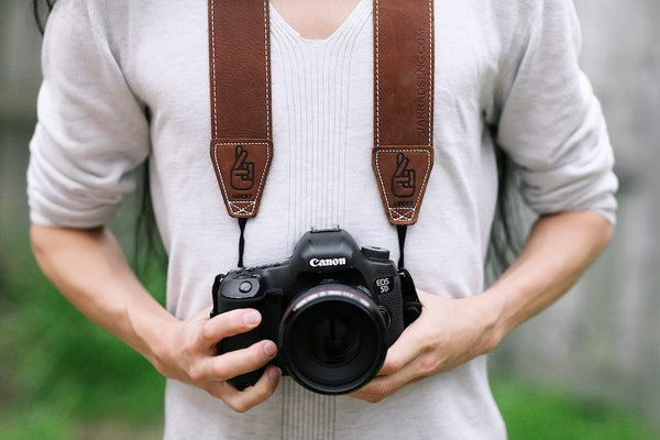 The best gift for photographers - Gift Card - Lucky Camera Straps - genuine leather camera strap personalised handmade in Australia 
