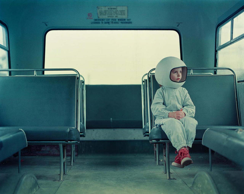 Rocketgirl on an empty bus