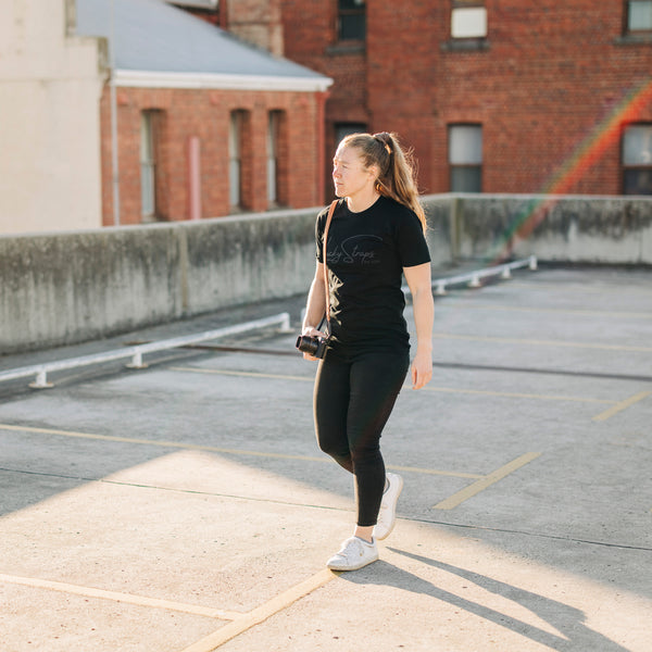 Lucky Straps Tee - Black/Black