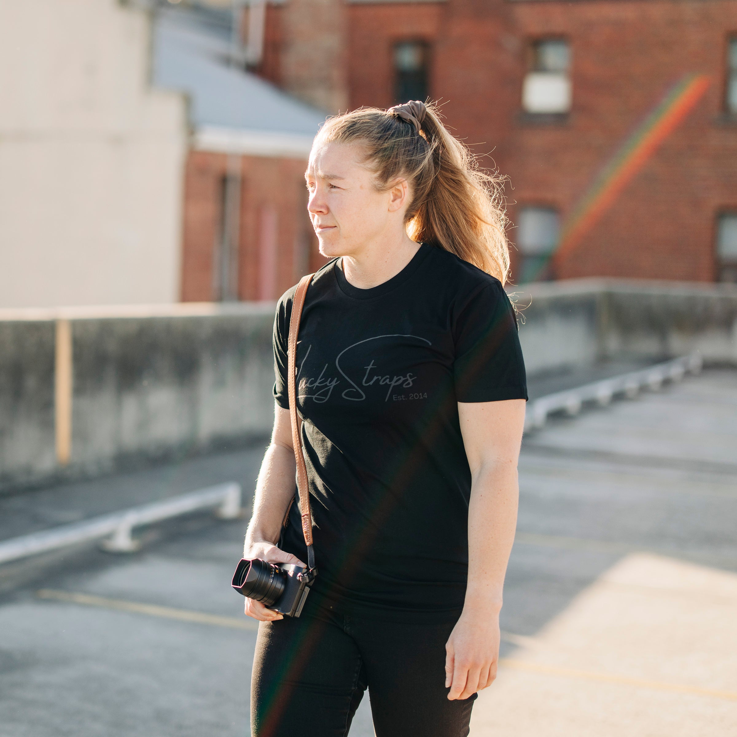 Lucky Straps Tee - Black/Black