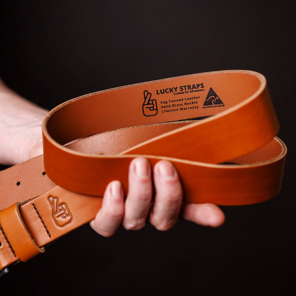 Adventure Leather Belt - Tan