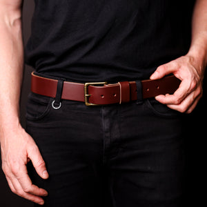 Adventure Leather Belt - CognacAdventure Leather Belt - Cognac Brass