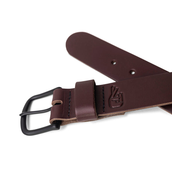 Adventure Leather Belt - Cognac