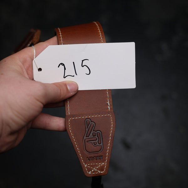 Standard 53 Chestnut Brown (white stitching) Regular Length Quick Release 215