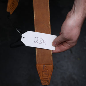 Standard 53 Dark Brown (yellow+blue stitching) Regular Length Traditional 234