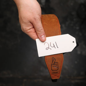 Standard 53 Dark Brown (red stitching) Regular Length Traditional 241