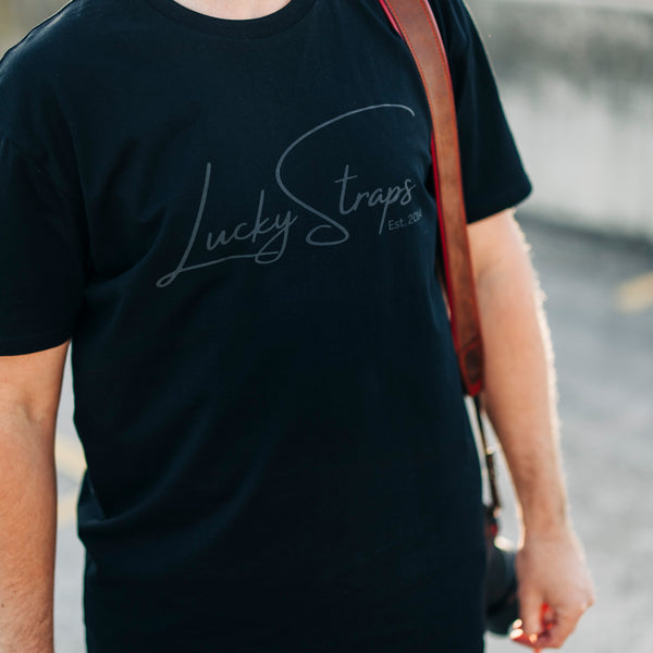 Lucky Straps Tee - Black/Black