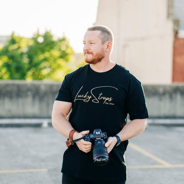 Lucky Straps Tee - Black/Gold