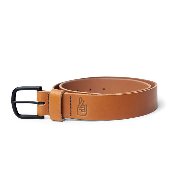 ADVENTURE LEATHER BELT - TAN