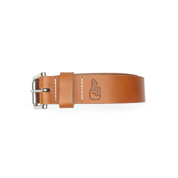 ADVENTURE LEATHER BELT - TAN