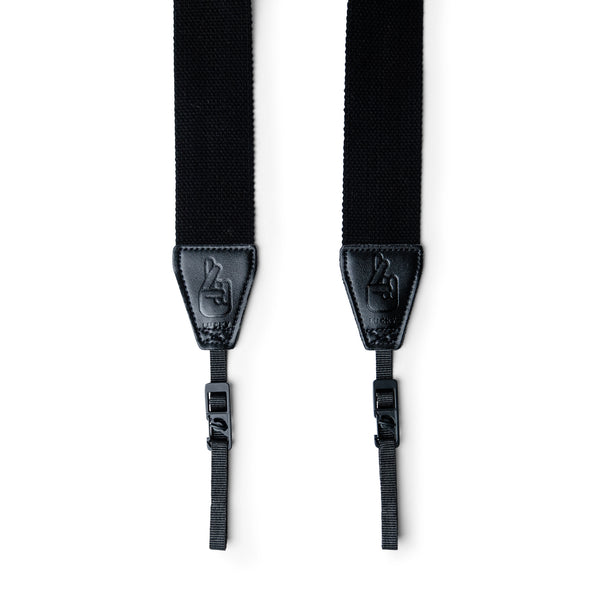 Vegan Leather and Cotton Camera Strap with Quick Release by Lucky Straps