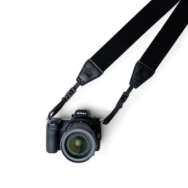 Vegan Leather and Cotton Camera Strap with Quick Release by Lucky Straps