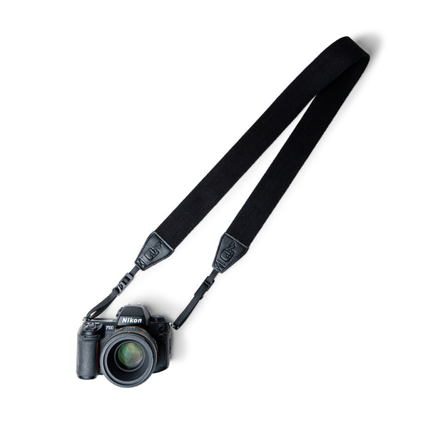Vegan Leather and Cotton Camera Strap with Quick Release by Lucky Straps