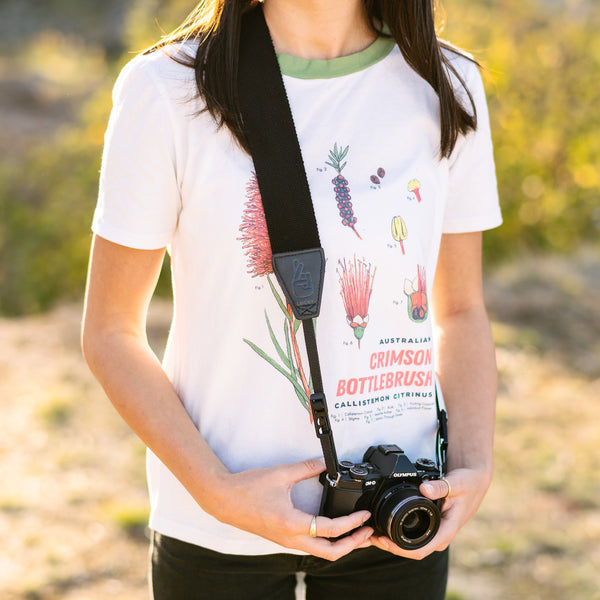 Quick Release Retro Vegan Leather Camera Strap