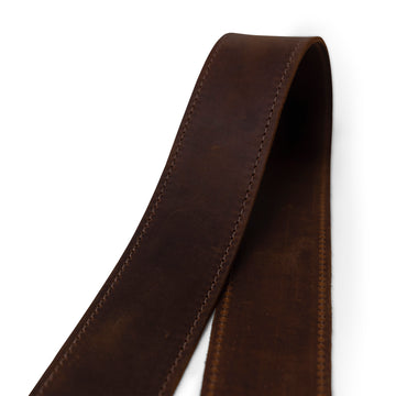 Standard 53 Deep Brown Leather Camera Strap with Quick Release