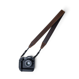 Deluxe 45 Padded Camera Strap - Deep Brown