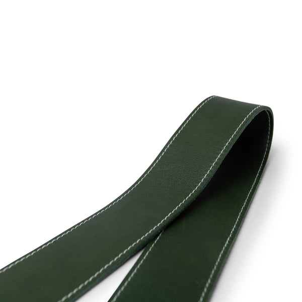 Green Leather Camera Strap Personalised Gift for Photographers