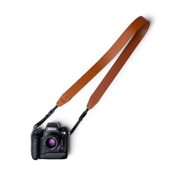 Premium Italian Leather Camera Strap Handmade in Australia by Lucky Straps