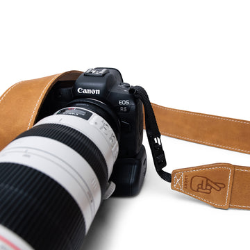 Standard 53 Deep Brown Leather Camera Strap with Quick Release