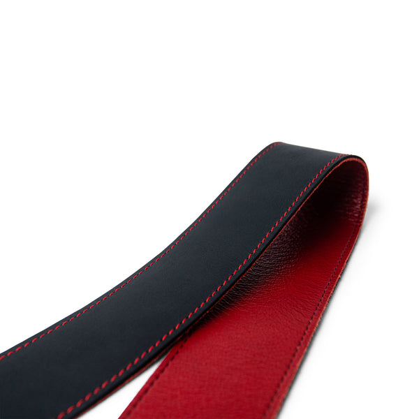 Wine Red Leather Camera Strap with Quick Release System by Lucky Straps Australia