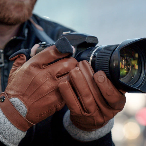 Urbex Leather Photography Glove